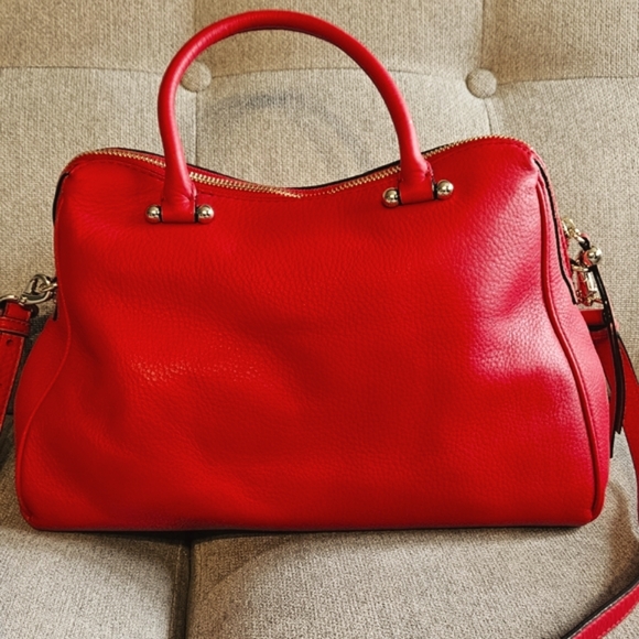 *SIREN RED* Kate Spade Botique Bag- Charles Street Audry Satchel - Large NWOT - Picture 2 of 10